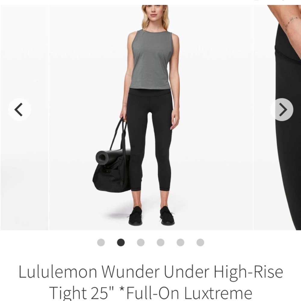 Lululemon High Rise Wunder Under Luxtreme Legging